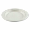 Amercareroyal 6 in. Bagasse Round PFAS-Free Dinnerware Plate, White, 1000PK RPPPL06NPFAS